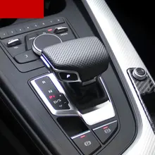 Автомобильный Стайлинг, перфорированный гандбол, крышка переключения передач для изменения в спортивном стиле, чехлы для спортивных Audi A4L B9 A5 Q7, аксессуары
