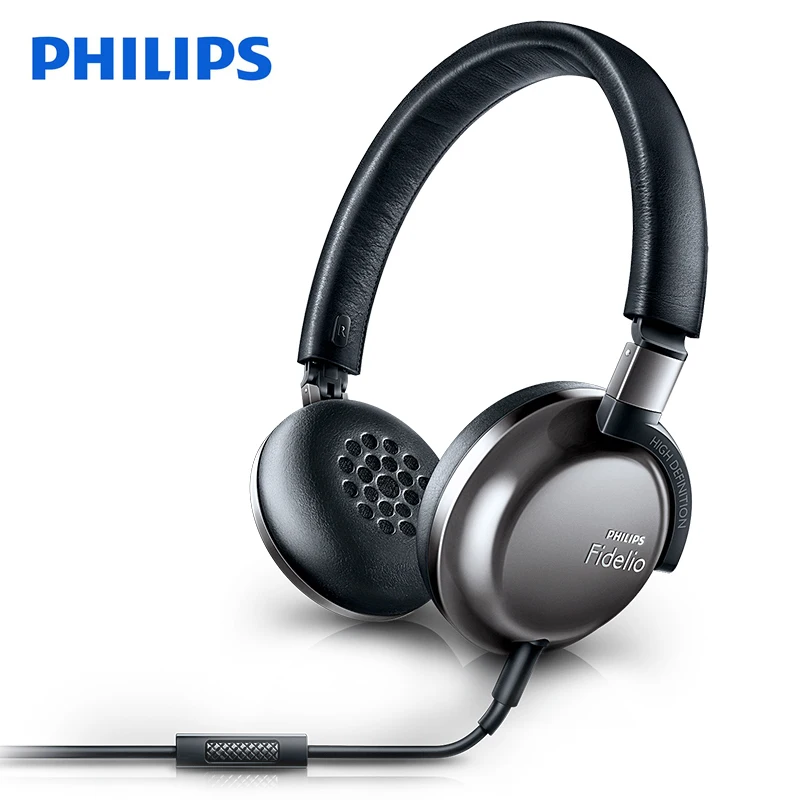 

Philips Fidelio F1 headphones voted best product in 2016 with 40 mm high-power drive 2meters Line Length for xiaomi smartphone