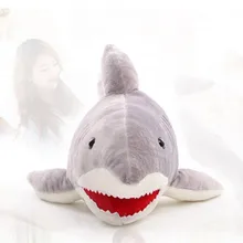 ホット 1 ピース 40 センチかわいいサメぬいぐるみシミュレーションぬいぐるみ動物の人形ソフトなだめるため枕クッションクリスマスプレゼント子供女の子(China)