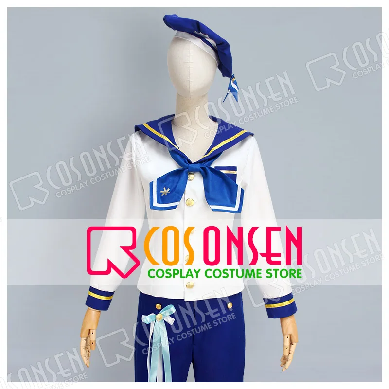 COSPLAYONSEN ансамбль звезды rabits Nazuna Nito Tomoya Mashiro Hajime shino Mitsuru Tenma костюм моряка для маскарада костюм