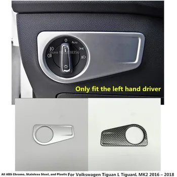 

For Volkswagen Tiguan L TiguanL MK2 2016 2017 2018 2019 2020 Detector Front Headlight Light Switch Inner Trim Frame Lamp Panel