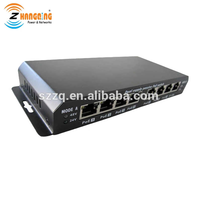 2 Pezzi Iniettore PoE Passivo Semplice Per Telecamera IP, VoIP, AP Mikrotik - Nuovo