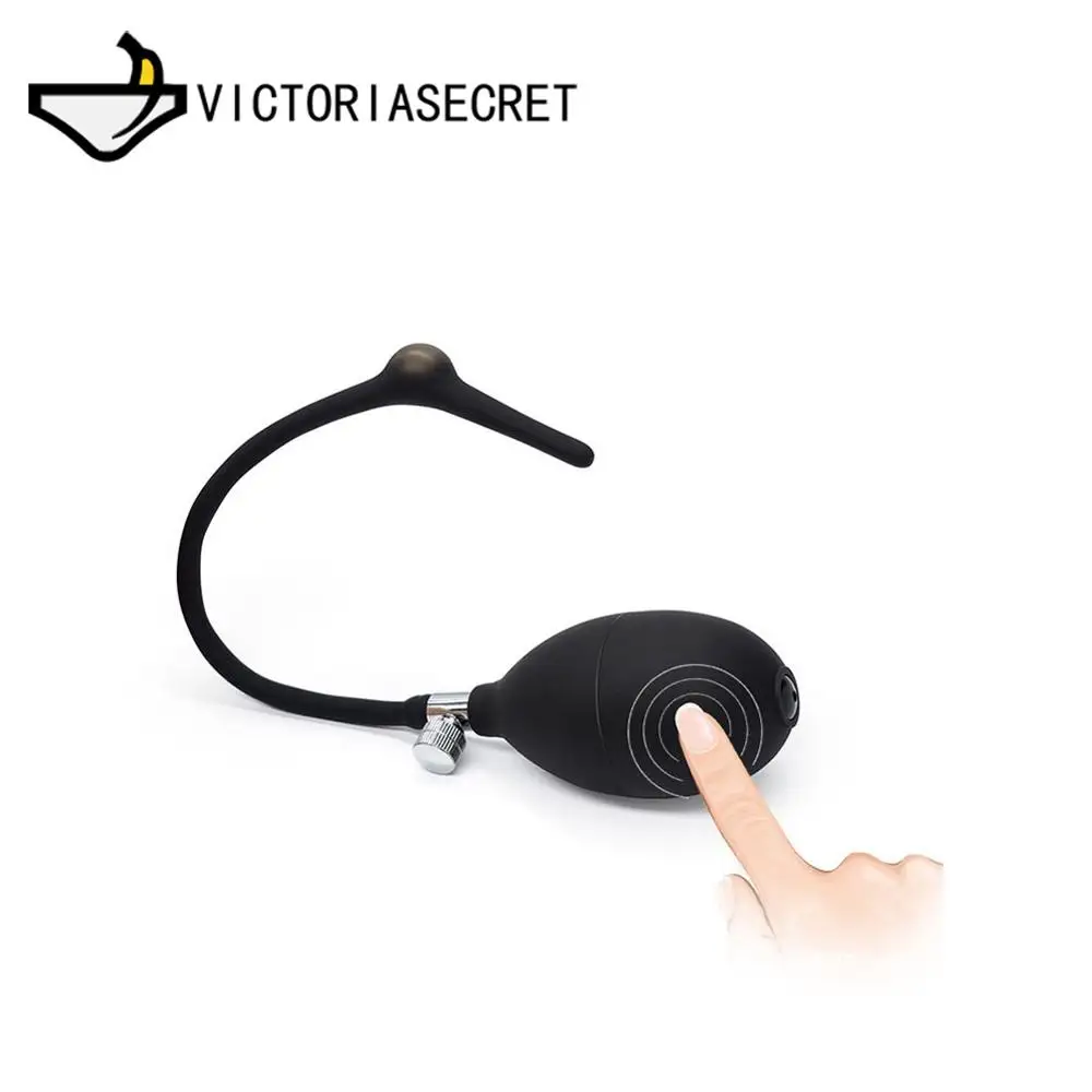 Inflatable Penis Plug Silicone Urethra Catheter Penis Plug Tube Urethral Stretcher For Erotic Men Masturbator Sex Shop Gay Adult