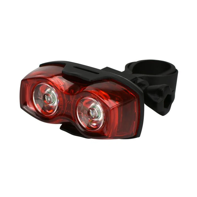 Bike Cycling Lights Waterproof 2 LED Bike Taillight Red Safety Warning Light Bicycle Rear Lights, Bycicle Light Tail Lamp - Цвет: red