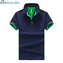 Grandwish, 95% хлопок, мужская рубашка поло с отложным воротником, 4XL, новинка, Homme Camisa, рубашки поло с коротким рукавом, PA982