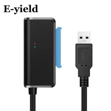 USB3.0 к SATA адаптер для жесткого диска адаптер SSD Кабельный адаптер-переходник супер скорость USB 3,0 к SATA 22 Pin