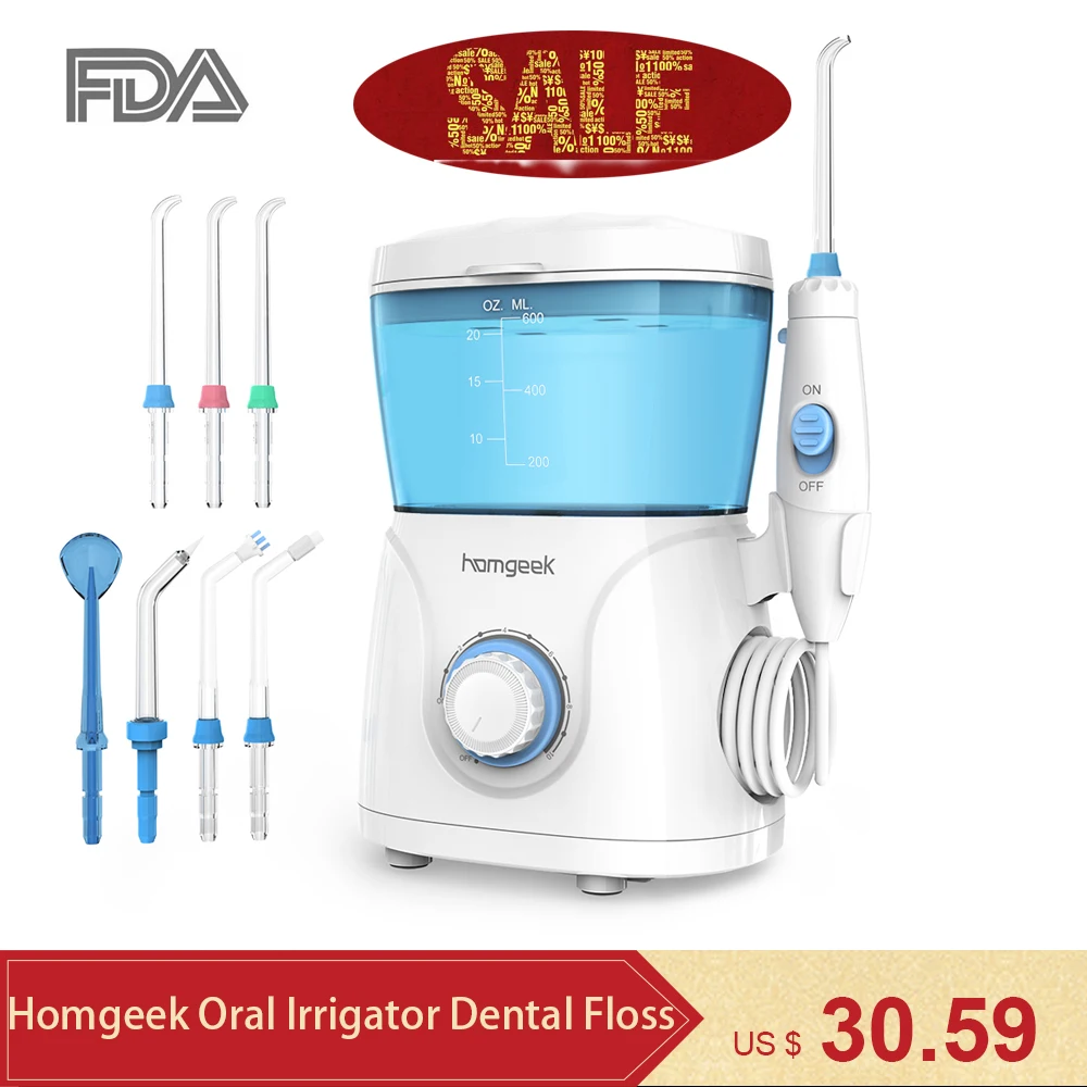 

Homgeek oral irrigator toothpicks dental floss toothpicks water flosser thread tooth Whitening water pick Tooth Irrigator