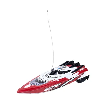 

RC Boat Radio Remote Control Twin Motor High Speed Boat RC Racing Toy Gift For Kids Eu plug Red Electric Remote Control Speed