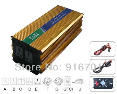 

CE & RoHS approved DC12V AC240V 2500W pure sine wave solar inverter/power inverter with Australia socket two years warranty