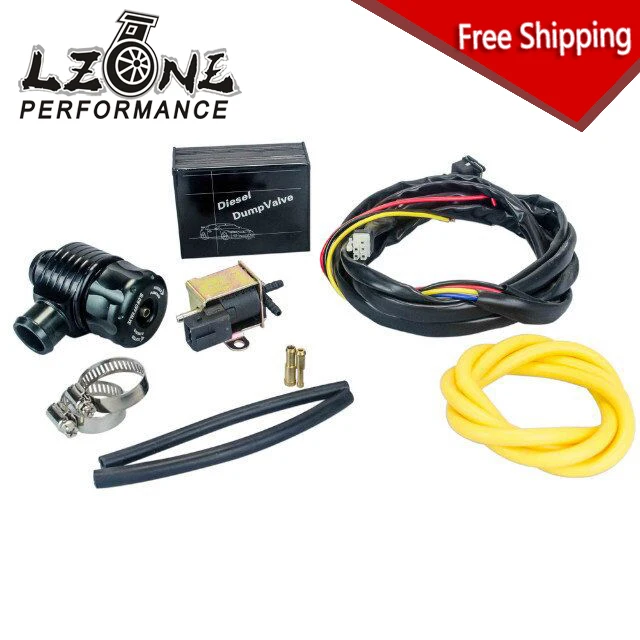

FREE SHIPPING - New ElectrIcal Diesel BLACK Blow Off Valve With Adapter Outside/Diesel Dump Valve/Diesel BOV with Adapter