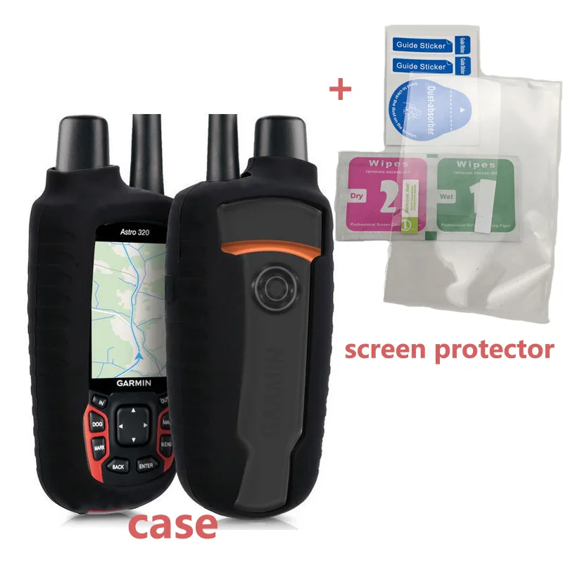 

Generic Protect Silicon Case Skin Cover for gps Garmin GPS Astro 430 320 220 Accessories High quality case with screen protector