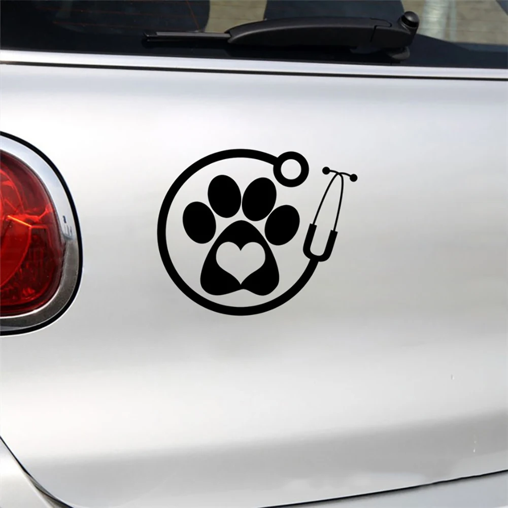 Светоотражающие царапины покрытие ветеринарный автомобиль стикер наклейки украшение автомобиля
