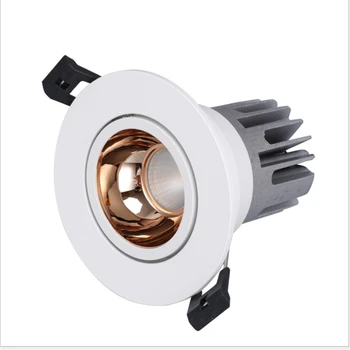 

100-260Vac input driver replaceable 5-30W aluminium down spot lamp suspended roof COB rotatable color ring led ceiling light