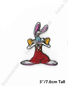 

Who Framed Roger Rabbit Patches Embroidered Iron or Sew on Badge Applique Movie Souvenir Retro DIY Bunny Costume Retro