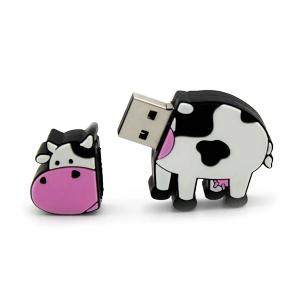 Online Shop Sapi Perah Kartun Usb Flash Drive 16 GB 32 GB Usb Flash