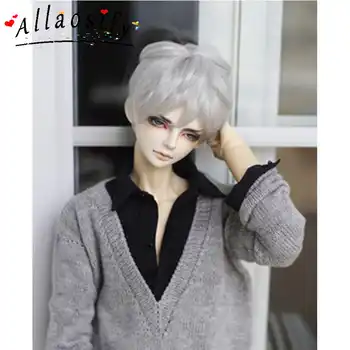 Allaosify วิกผม Bjd/SD as boy ตุ๊กตาหยิก 1/3 1/4 1/6 สูงอุณหภูมิตุ๊กตาวิกผม bjd จัดส่งฟรี