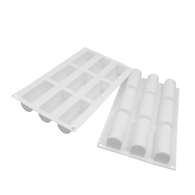DIY Fondant Cake Tools Non-Stick Silicone Roll Cake Mold Chocolate Desserts Twinkie Cake Baking Tray Candy Pastries Molds11