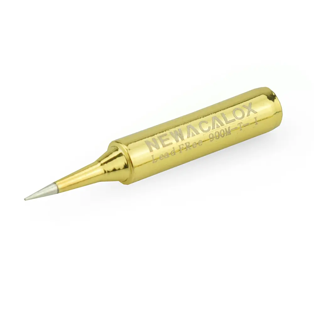 NEWACALOX 10 шт./лот 900M-T желто-золотые бессвинцовые сварочные наконечники паяльник наконечник для 878D паяльная станция BGA наборы инструментов