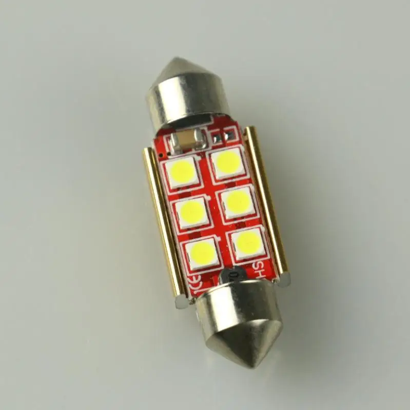 12v 24v Canbus Error Free Led 31 мм 36 мм/39 мм/41 мм 3030 SMD DE3175 C5W C10W SV8.5 автомобилей Автомобильная светодиодная лампа без полярности