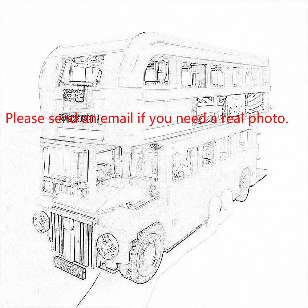 

21045 1716pcs City Technic Series The London Bus Building Block Compatible 10258 Bricks Toy