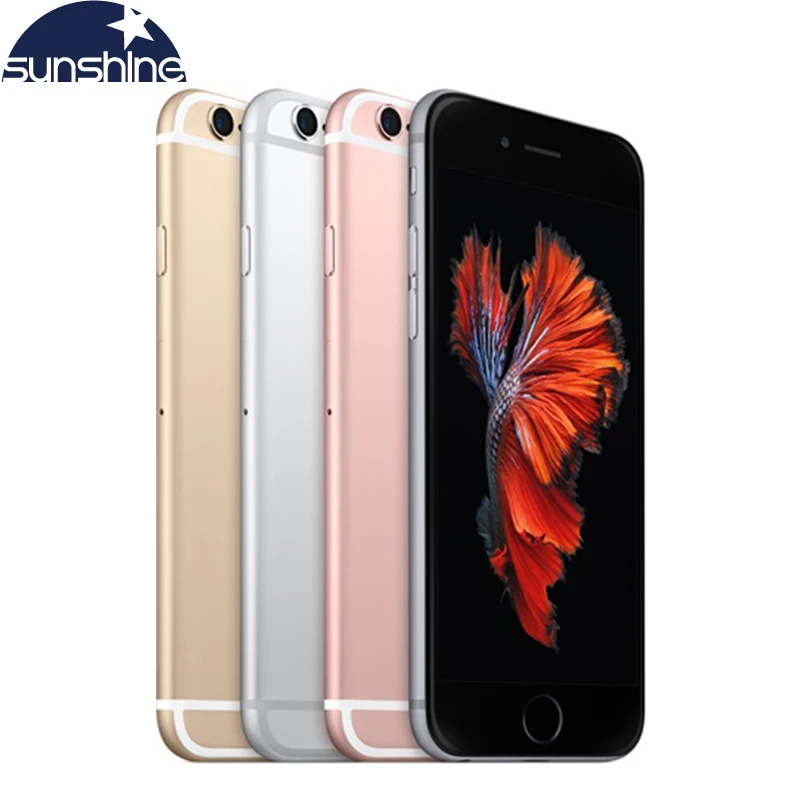 Pаспродажа Оригинальный разблокированный Apple iPhone 6S iPhone 6S плюс мобильный телефон 12.0MP 2G Оперативная память 16 32 64 128G Встроенная память 4 аппарат не привяза...