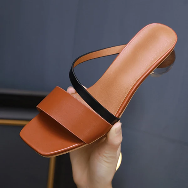 Boussac/Босоножки на прозрачном геометрическом каблуке; женские босоножки на высоком каблуке с открытым носком; Женская разноцветная Летняя обувь; SWC0383