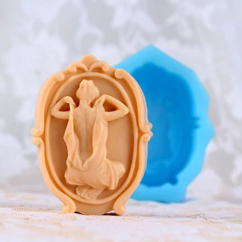 

Silicone Soap Mold Classical Pattern Craft Handmade Soap Making Mould