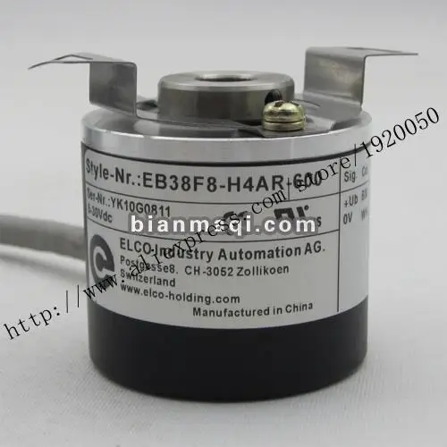 

Elco ELCO EB38F8-H4AR-600 semi-hollow shaft rotary encoder cable outer diameter of 38mm 8mm600