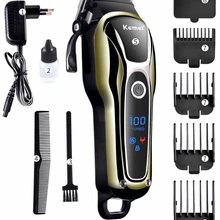 100-240 V kemei перезаряжаемые волос триммер профессиональных стрижки волос Машинки для стрижки бороды электрическая бритва волос станок для бритья