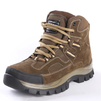 

Mens Waterproof Hiking Shoes Hard-Wearing Professional Tactical Boots Outdoor Keep Warm Plush Mountain Climbing Sneakers AA11992