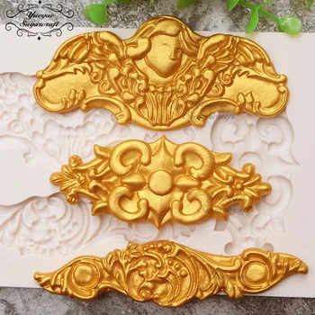 

Yueyue Sugarcraft Dimond Silicone mold fondant mold cake decorating tools chocolate mold baking rubber mold