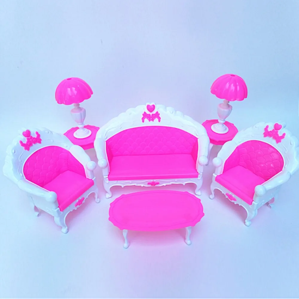 

Rocking Chair Sofa Baviphat Accessories Plastic Furniture Sets For Doll House Decoration Baby Toys Baviphat Furniture