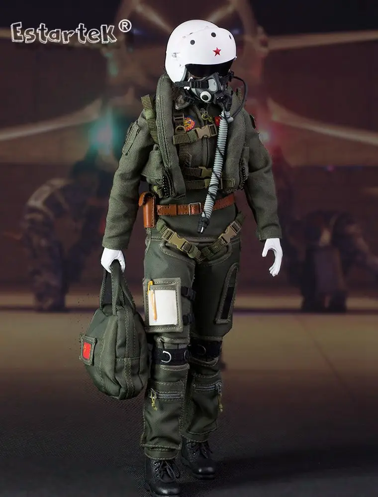 FLAGSET 1:6 Chinese People/'s Liberation Army 90 Years Female Pilot Figure Model