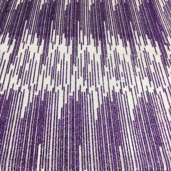 

15 yards /lot party dress lace fabric 2019 silver purple africa lace fabric good quality lace