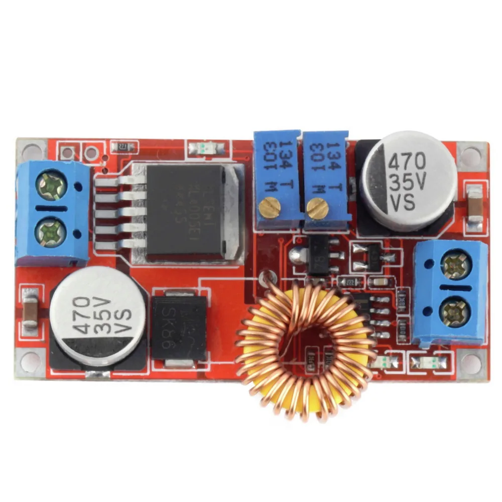 

Free Shipping Brand New 1pcs 5A DC to DC CC CV Lithium Battery Step down Charging Board Led Power Converter Hot Selling