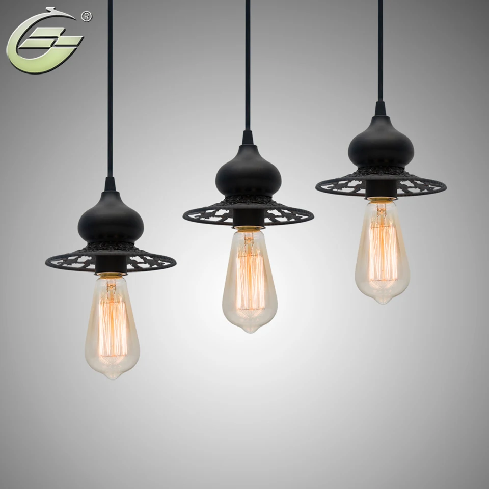 

Wrought Iron Pendant Lamp lights Retro Art Lighting PL160 Free Shipping