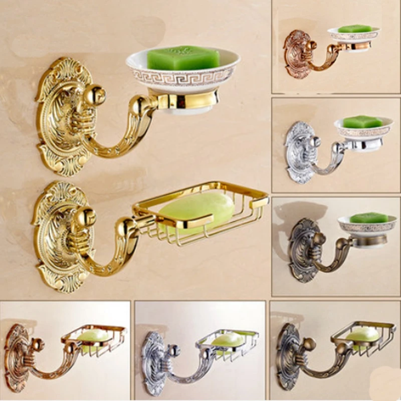 

Modern Wall Mounted Stainless Steel Bathroom Shower Soap Disher Holder Shelf