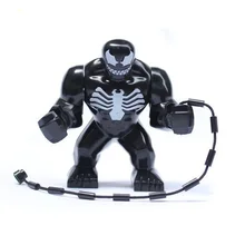 GUSUG 50 шт. 0182 Супергерои Мстители Большой Железный человек Халк Бастер робот экшн строительные блоки детские игрушки