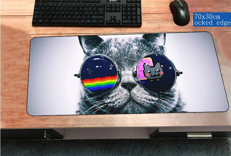

nyan cat mouse pad best 700x300mm cute gaming mousepad gamer mouse mat Fashion pad keyboard computer padmouse laptop play mats