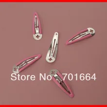 5,0 см expoy светло розовый круглая голова обычный металл оснастки зажимы для волос с крестиком на никель бесплатно и свинца