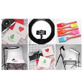 

14" 18" AC LED Ring Light with Stand Kit 40W Bi-color 3200-5600k included Mirror for Youtube Video Makeup Photography