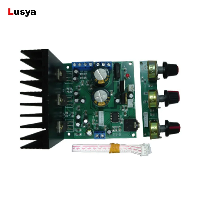 Усилитель мощности платы 2 1 38 Вт + 25 * сабвуфера Hi Fi TDA2050 3 усилителя NE5532 OPAMP use Dual 9 15 в