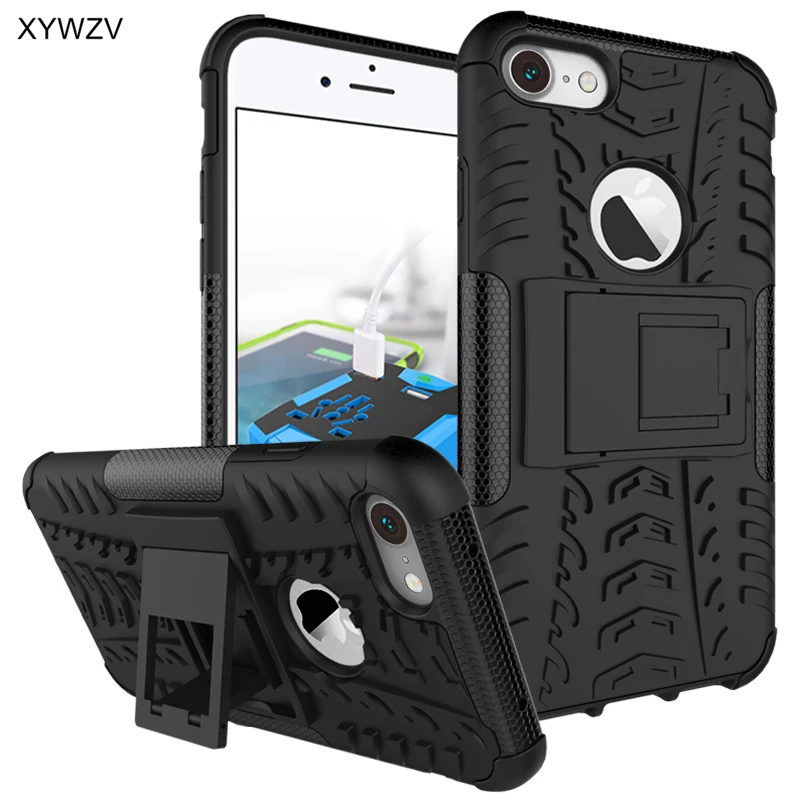 sFor Coque iPhone 7 Plus Case Shockproof Hard Rubber PC Silicone Phone For Cover iPhone7 Shell XYWZV |