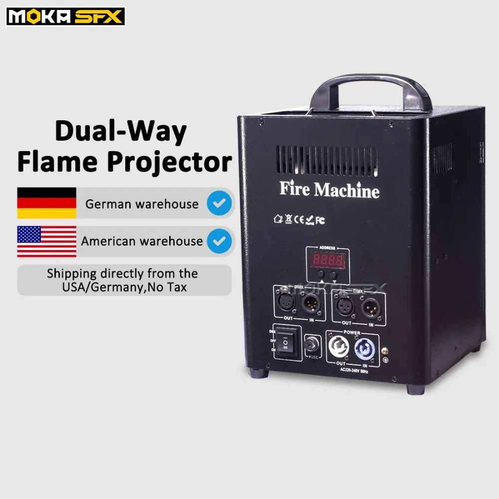 

Dual way Flame Machine DMX Fire Machine DJ Stage Effect flame projector