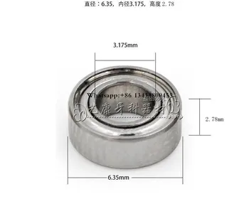 

10pc Hot sale dental ceramic bearing 3.175x6.35x2.78 Ceramic Ball 7/8 beads dental hand piece accessories