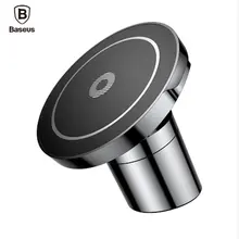 Baseus автомобильное крепление Qi Беспроводное зарядное устройство для iPhone X 8 samsung Note 8 S8 S7 быстрая Беспроводная зарядка Магнитная Автомобильная Подставка для телефона