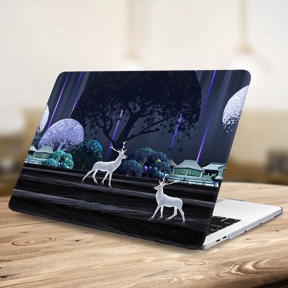 Кристальный чехол для Macbook Air Pro retina 11 12 13 15 Touch Bar сумка ноутбука 2018 A1932 крышка