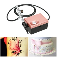 KKMOON Luminess воздушный Аэрограф Профессиональный Книги по искусству Красота аквагрима Косметическая St Книги по искусству er комплект с мини-воздушный компрессор