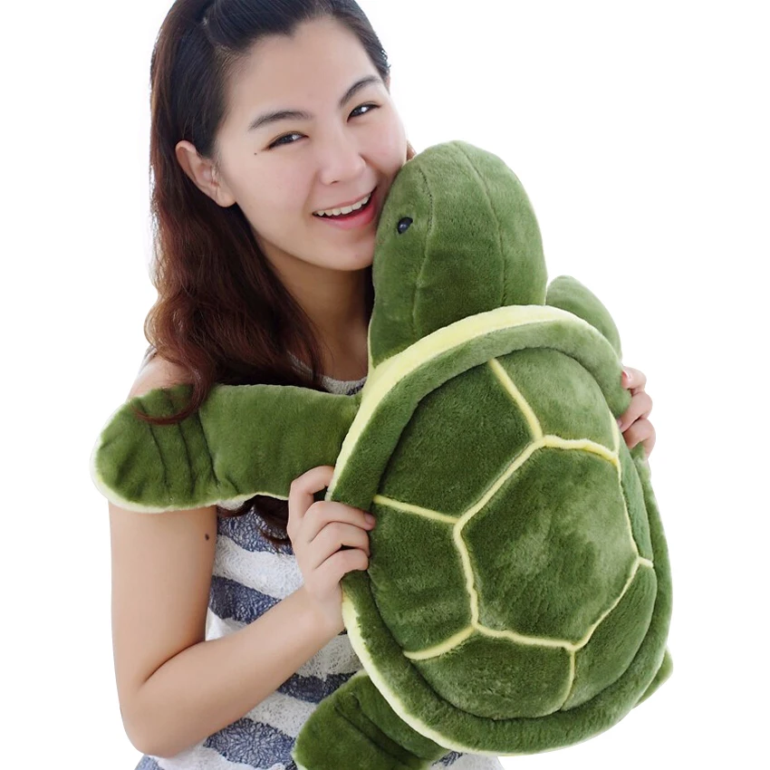 Huge Size Plush Tortoise Toy Cute Turtle Plush Pillow Staffed Cushion