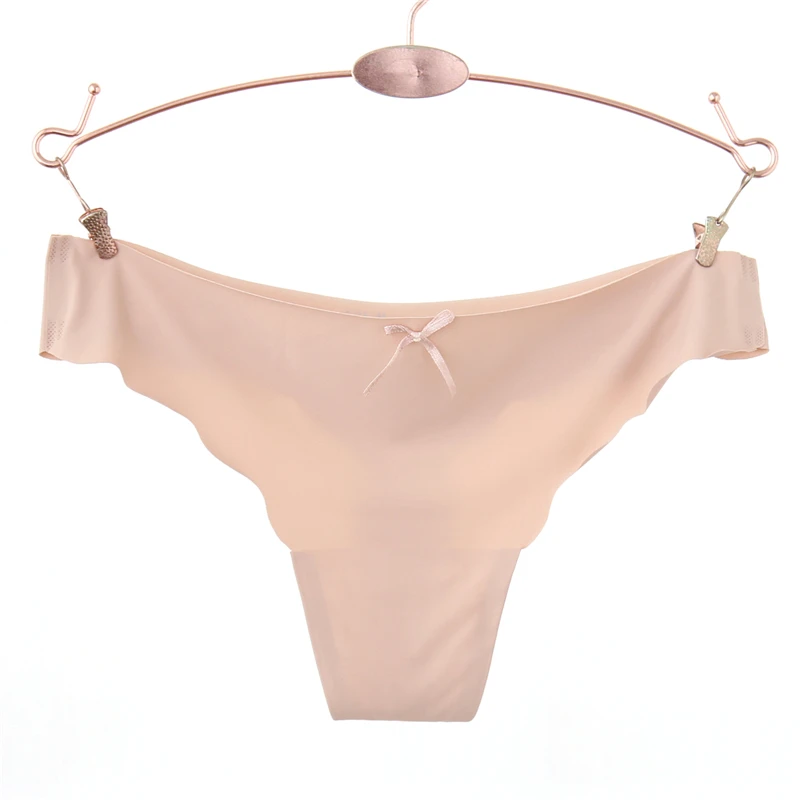 3pcs/lot Seamless Ladies Thong Low Waist Women Sexy G String Solid Underwear Panties Wholesale Lots Bulk 20